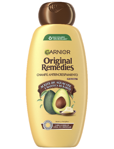 champú aguacate trasera
